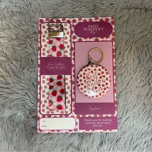 Teacher Appreciation Keychain Set